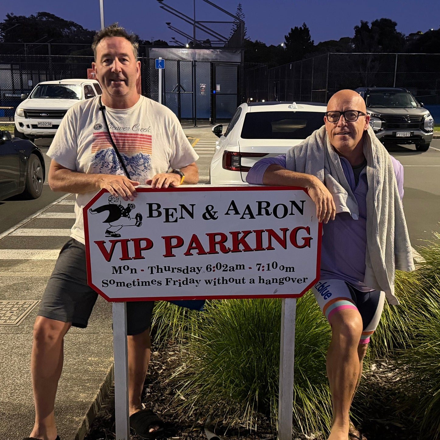 VIP Carpark at Swimtastic