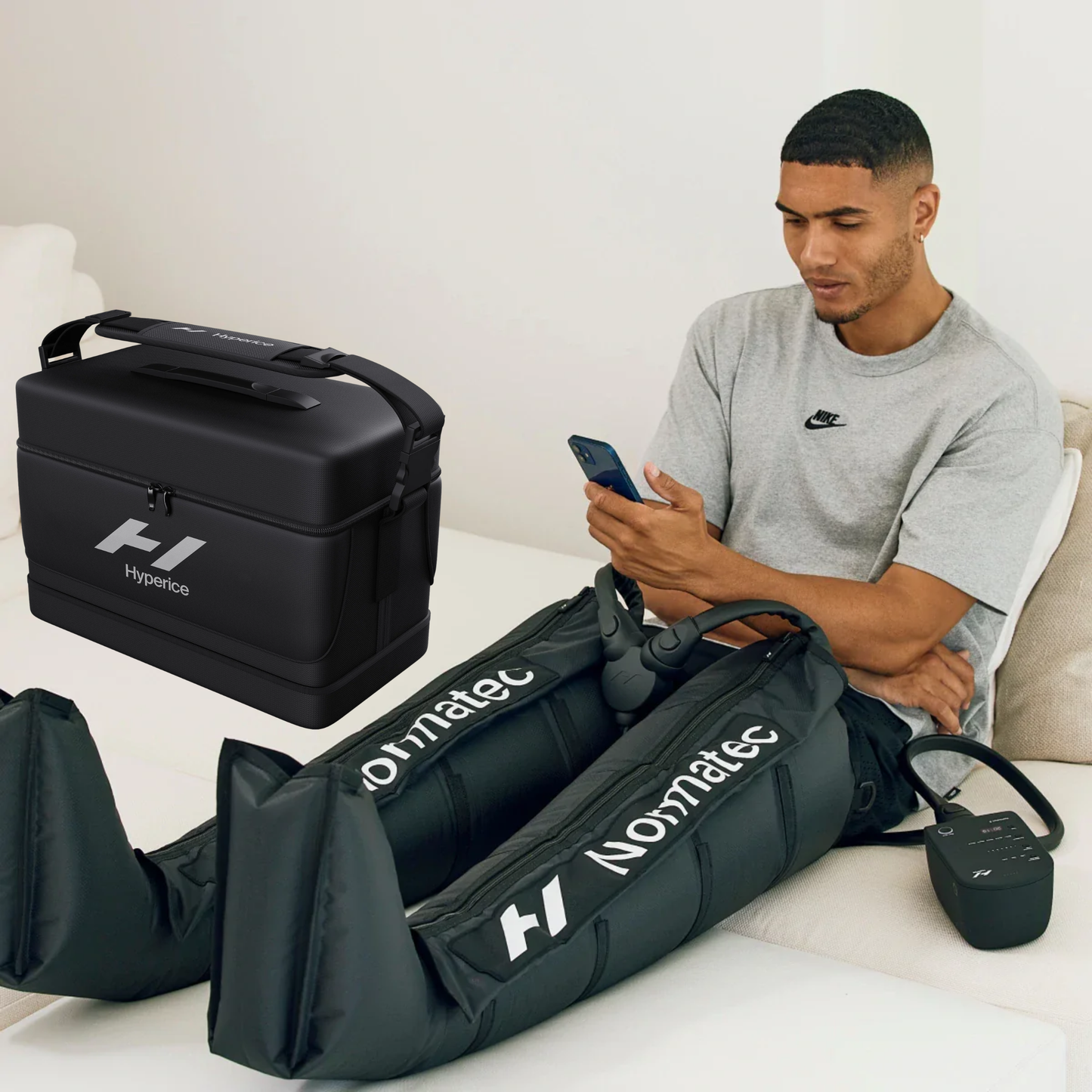 Hyperice - Normatec 3 legs & Carry case